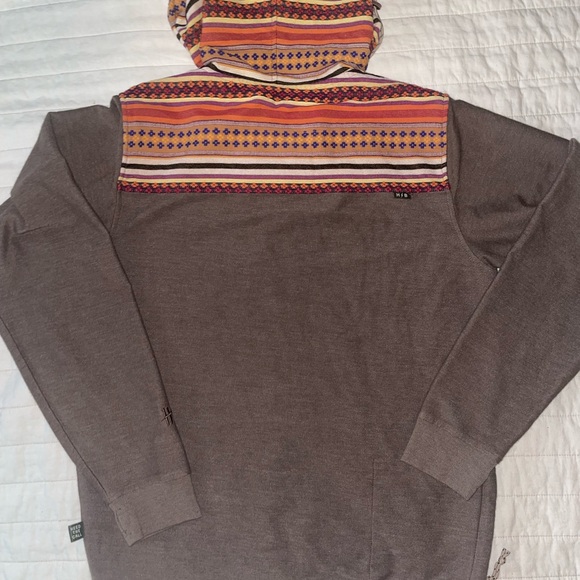 Howler Brothers Chocolate Cocoa Zip-Up Shaman Hoodie Medium - Picture 10 of 10